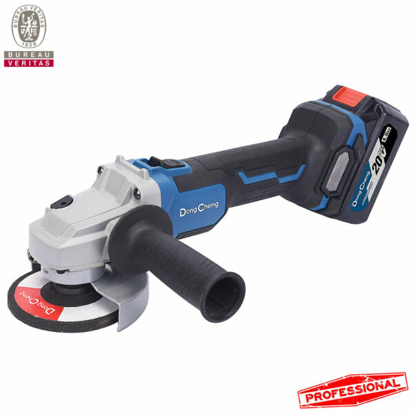 Amoladora Angular Inalámbrica Profesional 630w + 2 Baterías 4.0Ah