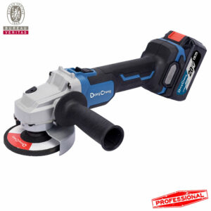 Amoladora Angular Inalámbrica Profesional 20v + 2 Baterías 4.0Ah
