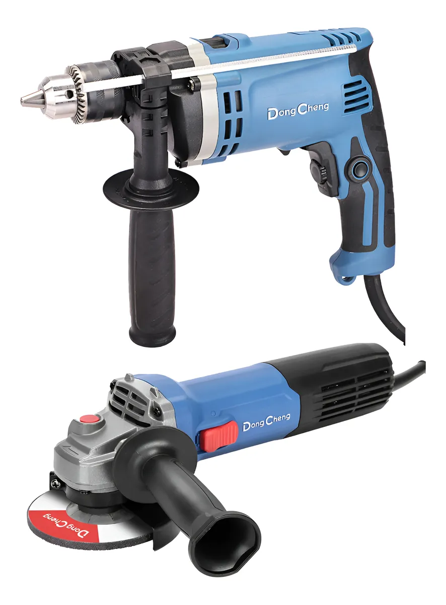 Kit Taladro 710w Dzj16 + Amoladora Dsm21-115 900w Dongcheng